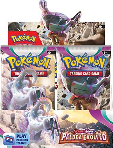 Pokémon TCG: Caja de Exhibición Evolucionada Paldea de - Imagen 3