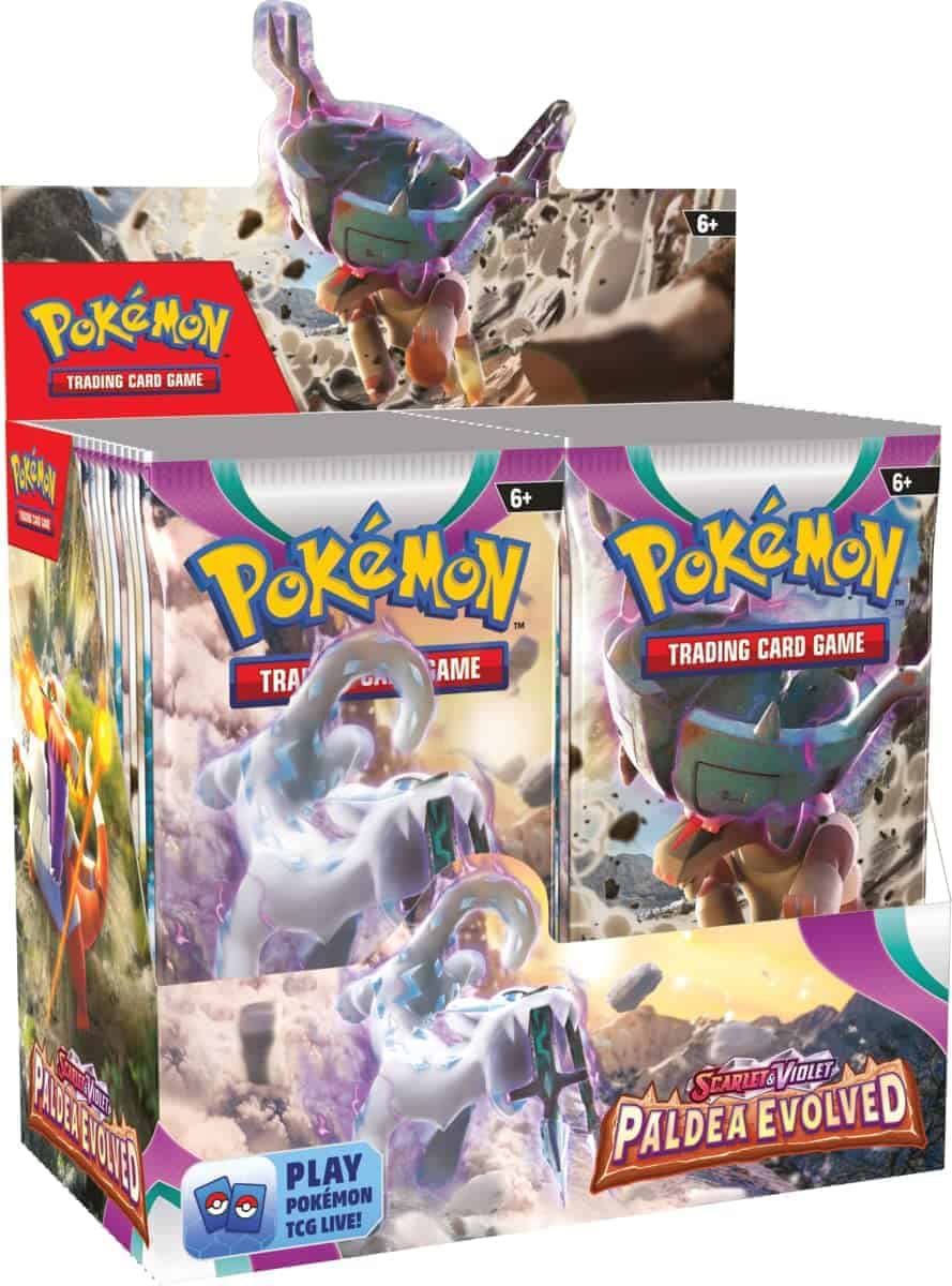 Pokémon TCG: Caja de Exhibición Evolucionada Paldea de