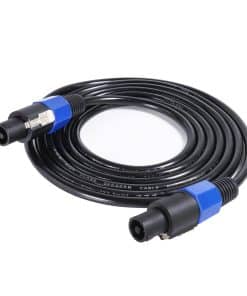 Paquete de 1 Cable Speakon a Speakon, 20 Pies de Cables de