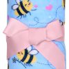 Manta de felpa 56" x 60" con estampado Love-ly Bee Loved