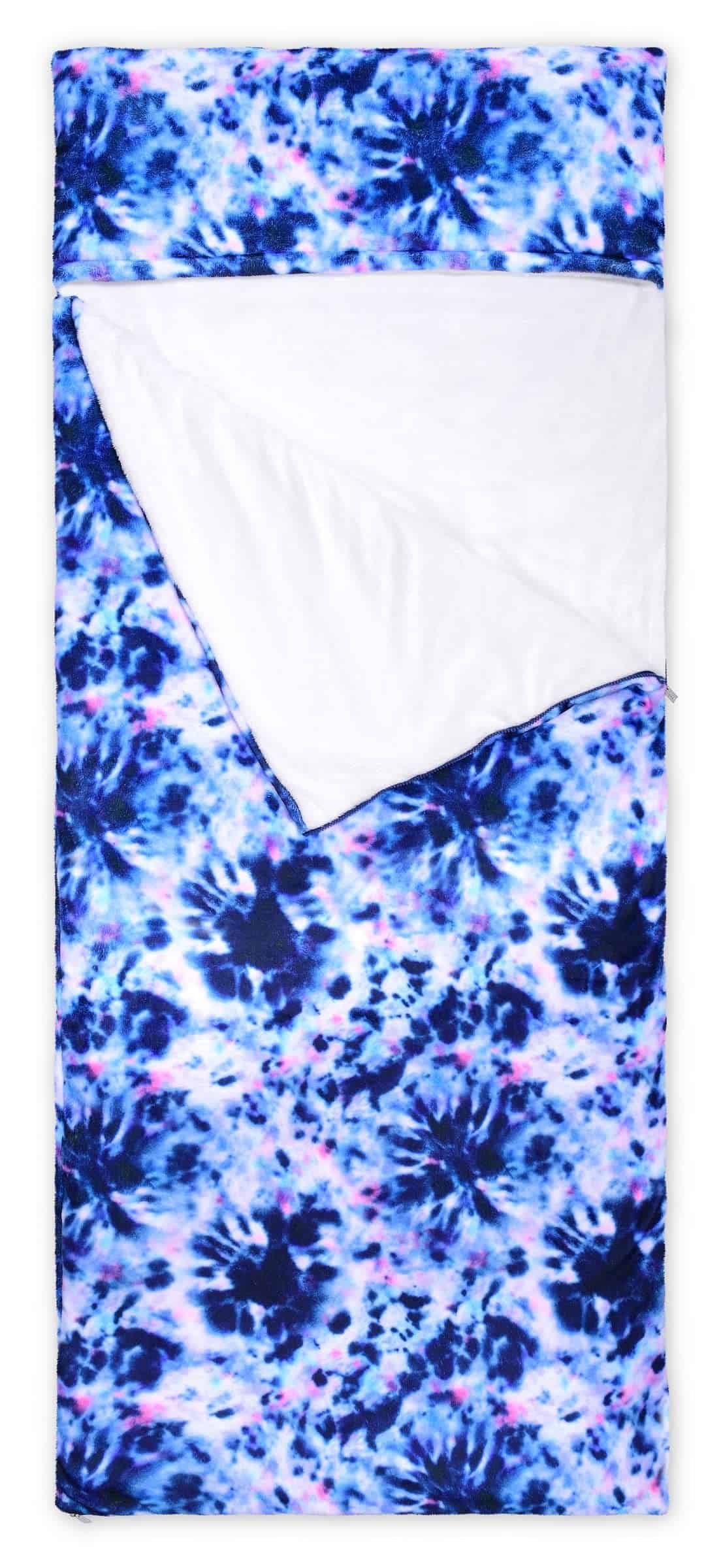 Saco de dormir con cremallera de felpa sedosa forrada con - Imagen 3