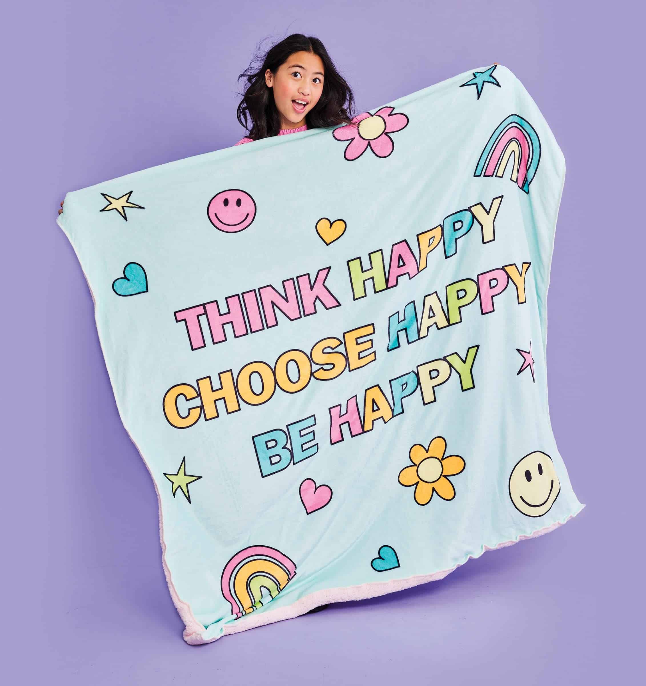 Manta Reversible de Felpa Sedosa y Acogedora Sherpa de 56" - Imagen 3