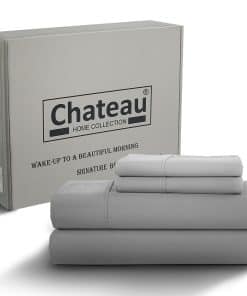 Juego de sábanas CHATEAU HOME COLLECTION de -Gris Plateado