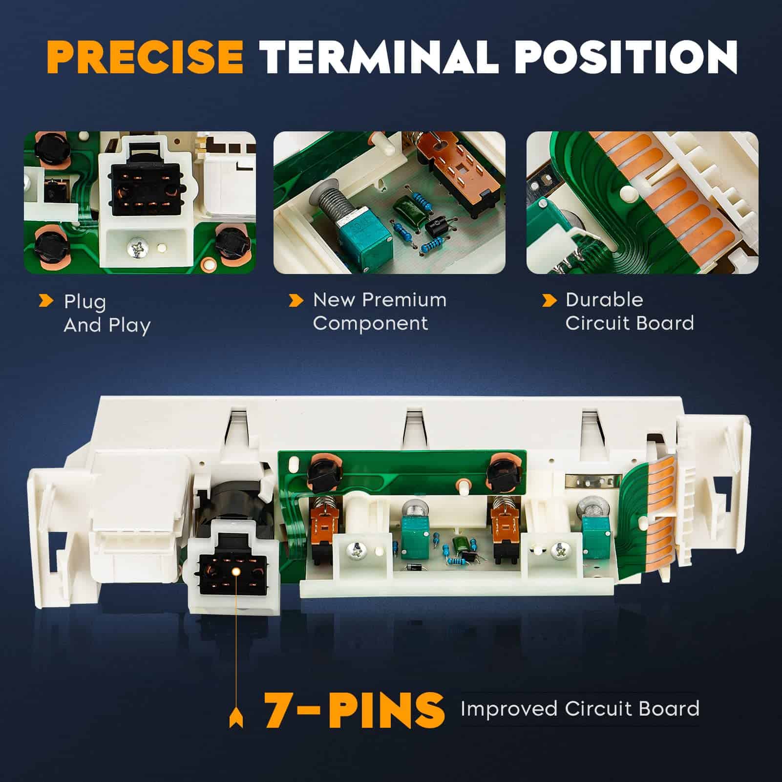 Panel de control del módulo de clima del A/C Heater para - Imagen 6
