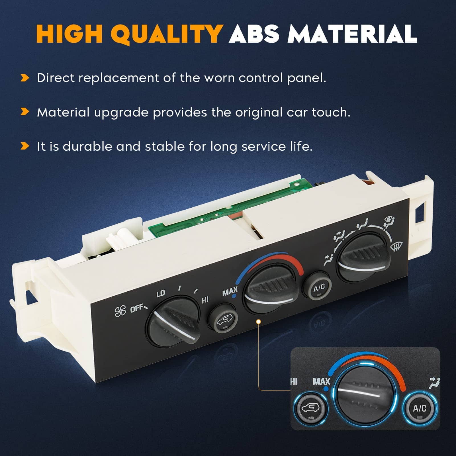 Panel de control del módulo de clima del A/C Heater para - Imagen 5