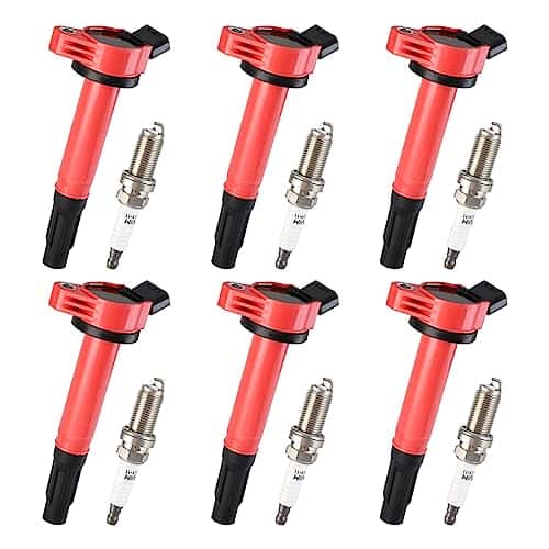 Pindex 6 Pack UF487 Bobinas de encendido y bujías de iridio