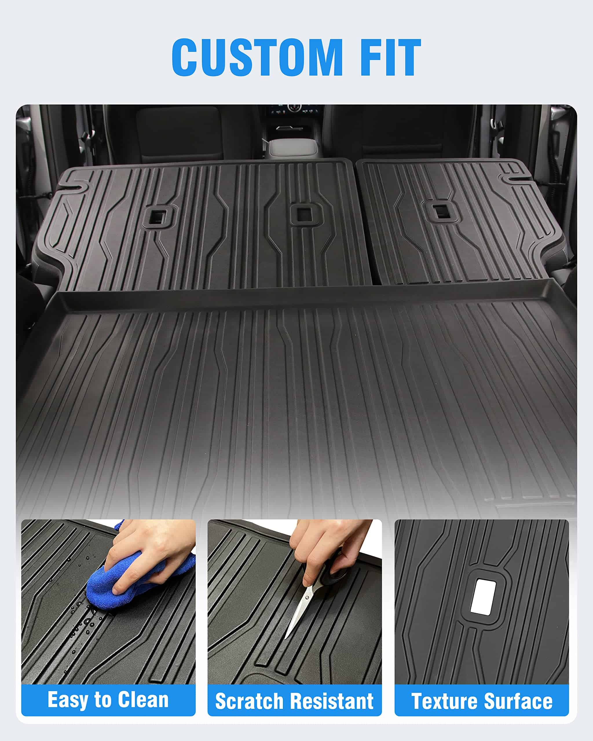 Forro de carga para maletero y tapetes traseros para Ford - Imagen 6