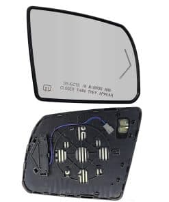 Espejo de vidrio calefactable del lado del pasajero Tundra