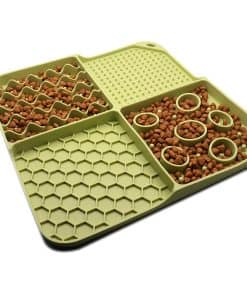 Comederos Lentos para Perros 2 en 1 Tapete Lamedor para