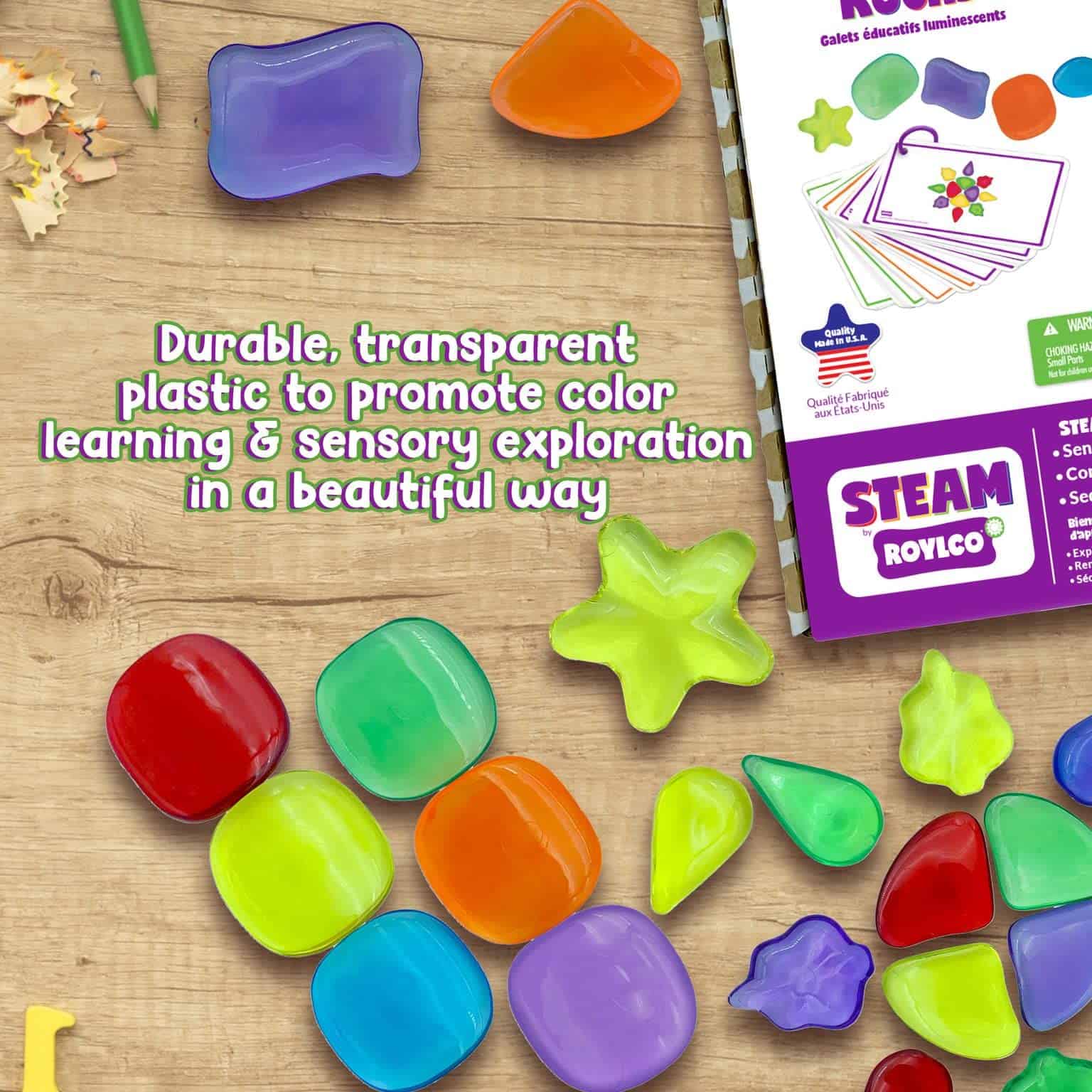 STEAM por Roylco Light Learning Rocks - 6 Colores Recursos - Imagen 4