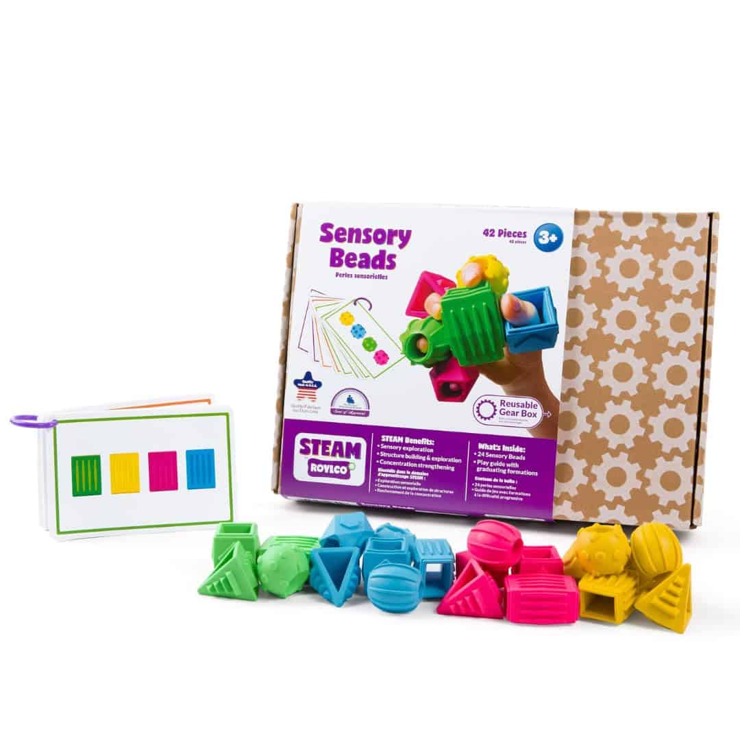 Beads Sensoriales Roylco STEAM - Perlas de Goma Sensoriales