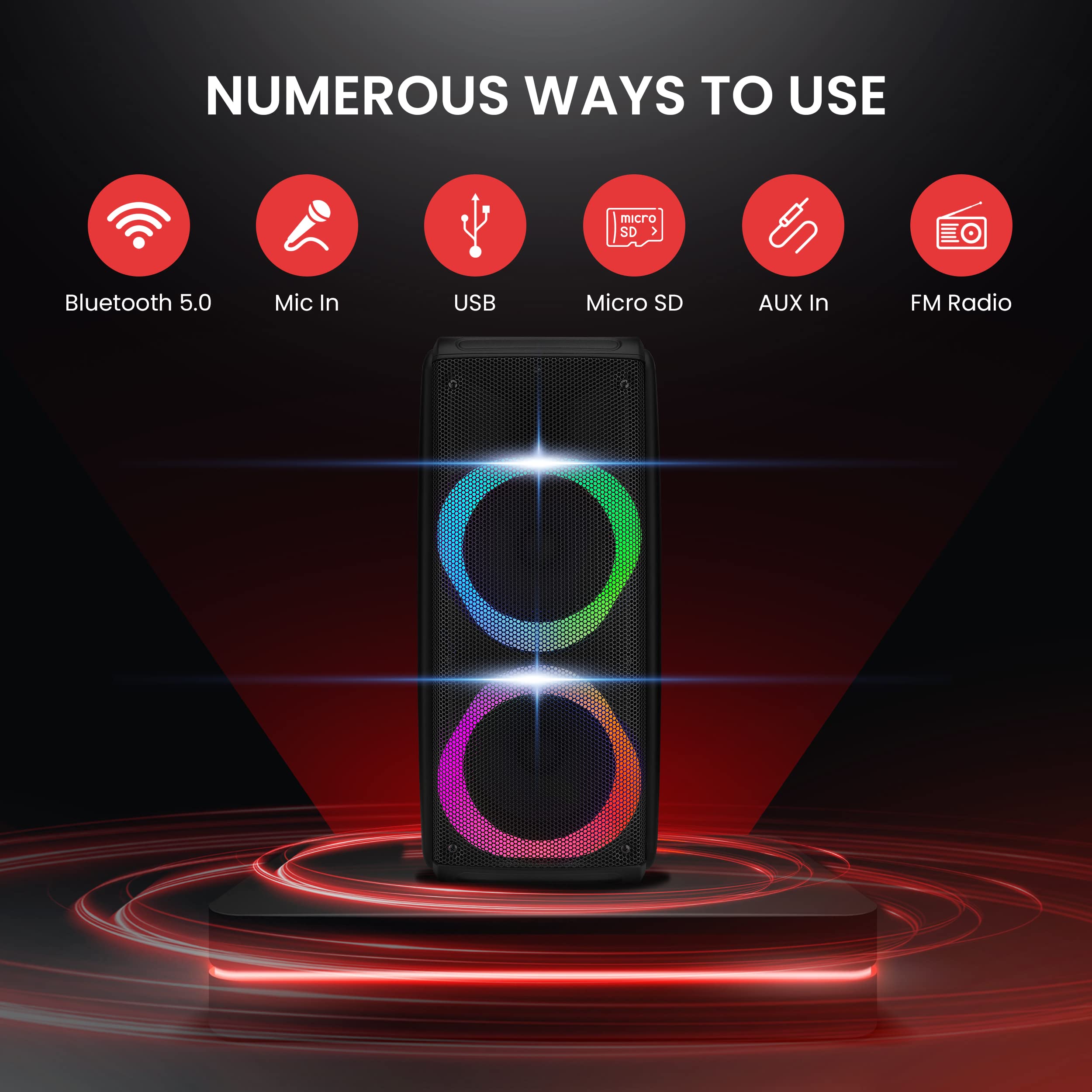 Sistema de Altavoces Multi-Uso Pyle Dual 6.5", Altavoz - Imagen 4