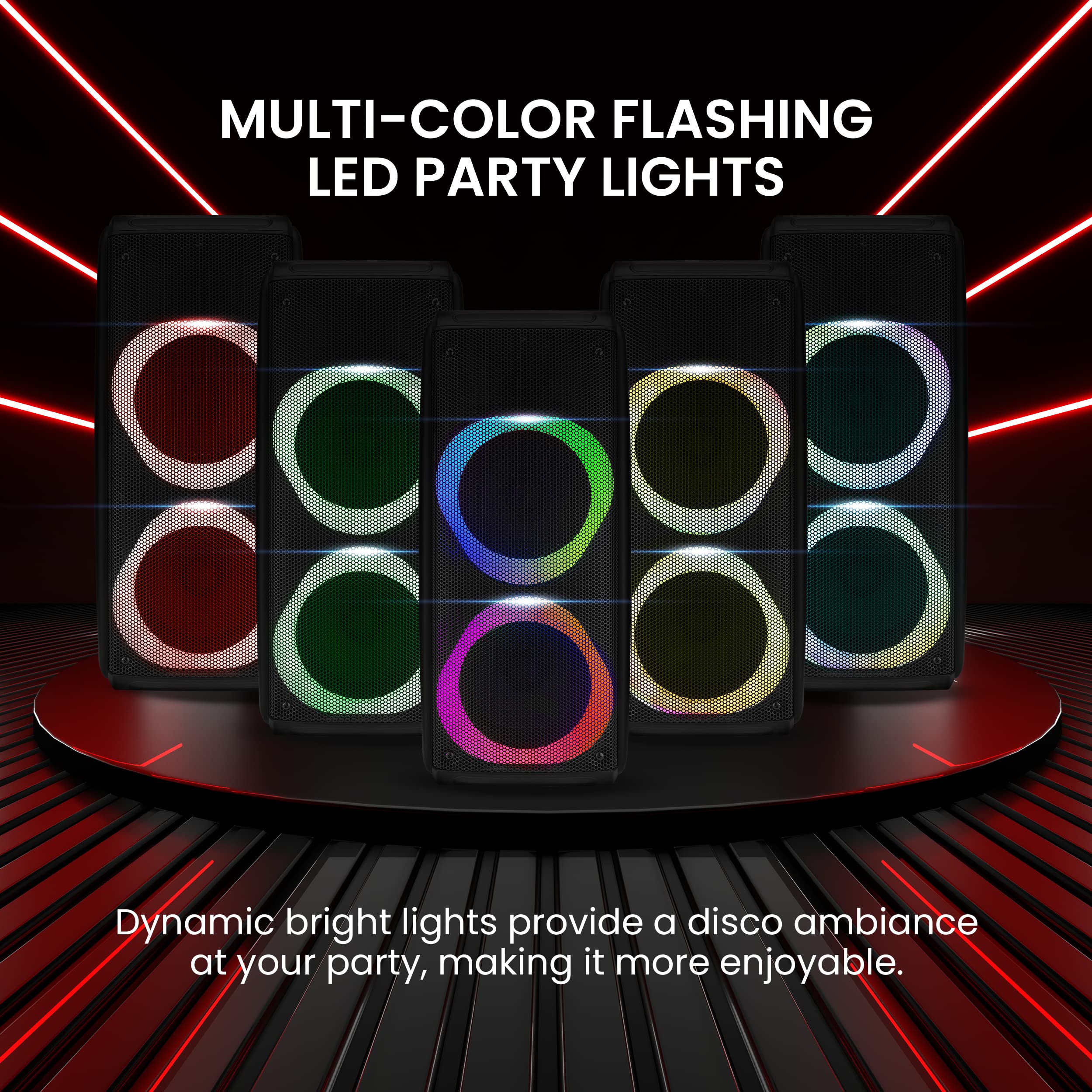 Sistema de Altavoces Multi-Uso Pyle Dual 6.5", Altavoz - Imagen 5