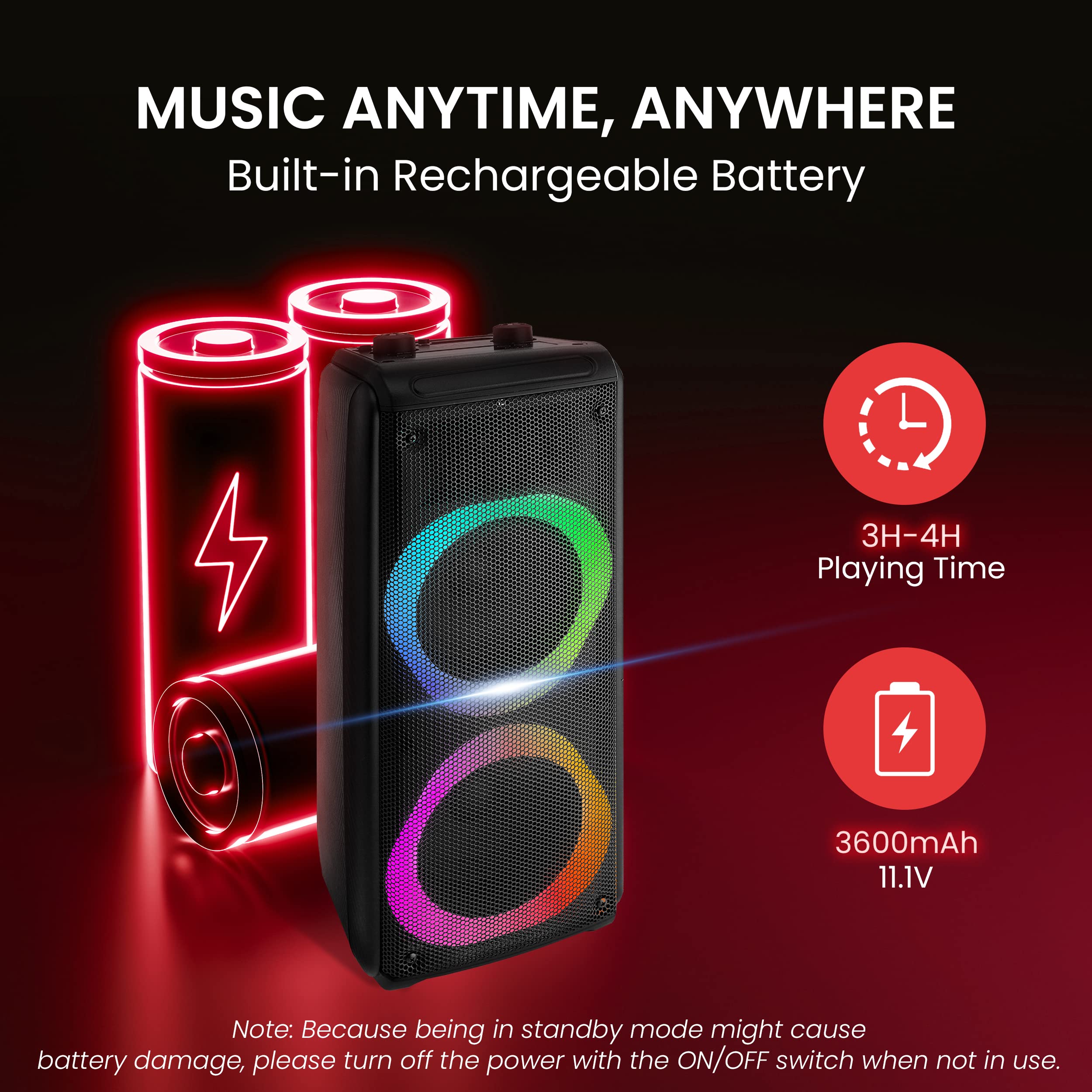 Sistema de Altavoces Multi-Uso Pyle Dual 6.5", Altavoz - Imagen 6