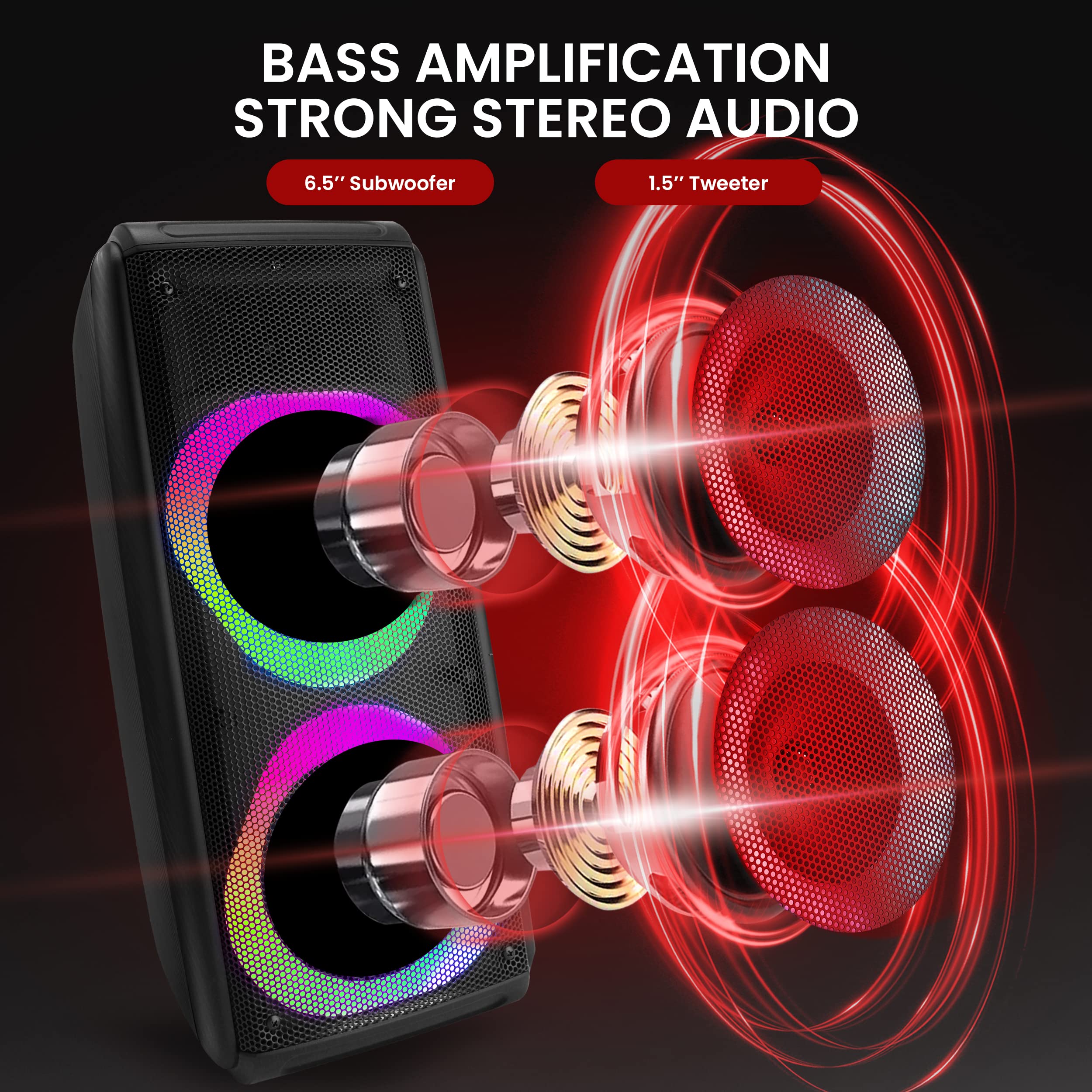 Sistema de Altavoces Multi-Uso Pyle Dual 6.5", Altavoz - Imagen 3