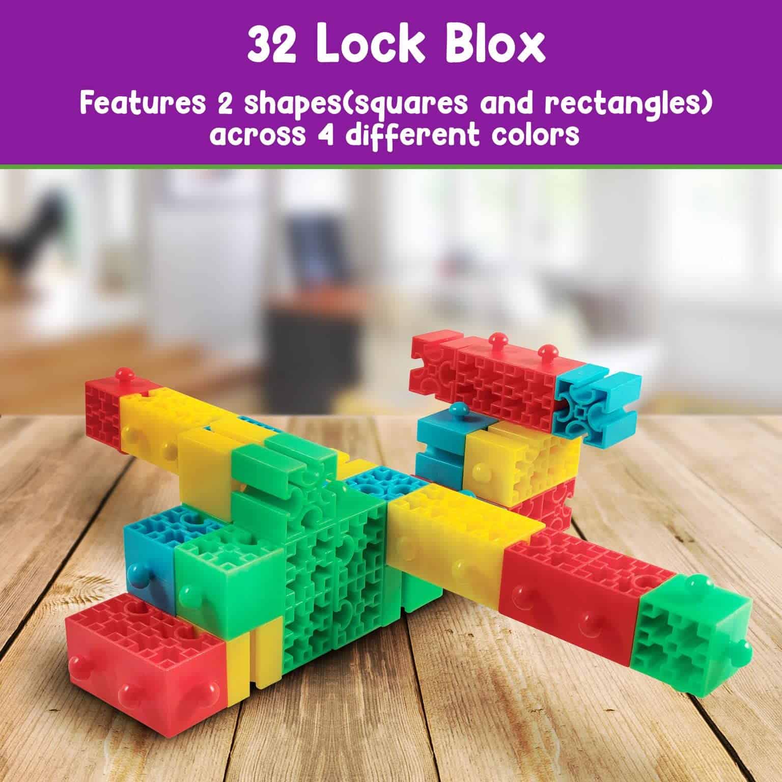 Kit de Construcción Roylco STEAM Lock Blox - Bloques de - Imagen 7