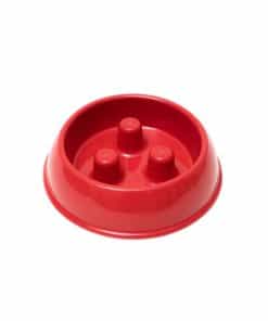 QT Dog - Bowl Brake-Fast - Rojo Pequeño - Paquete de 2