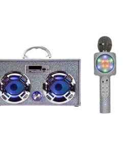 Paquete de Lujo Inalámbrico Bling - Mini Boombox LED con