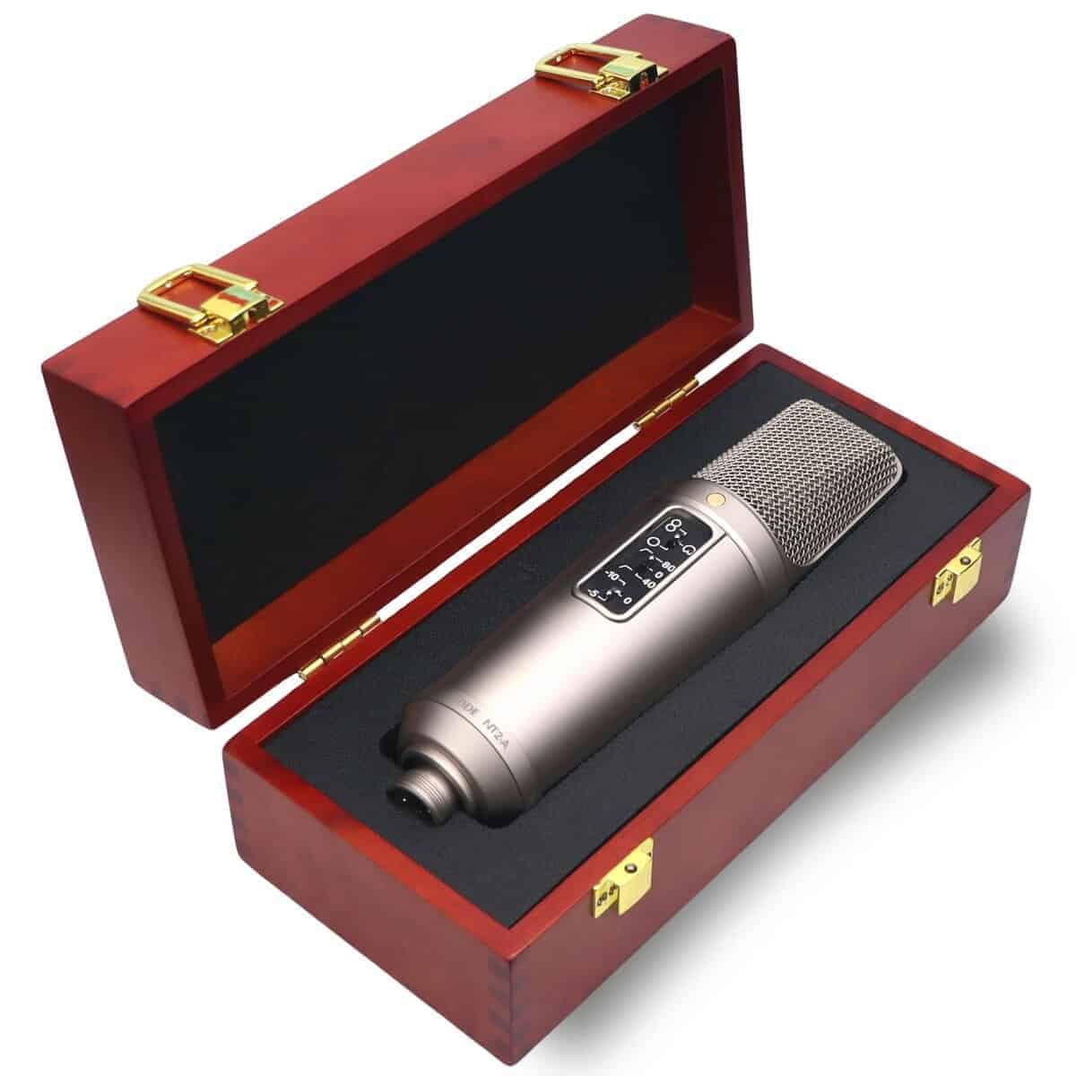 Estuche de Madera para Micrófono Rode NT2-A | Estuche