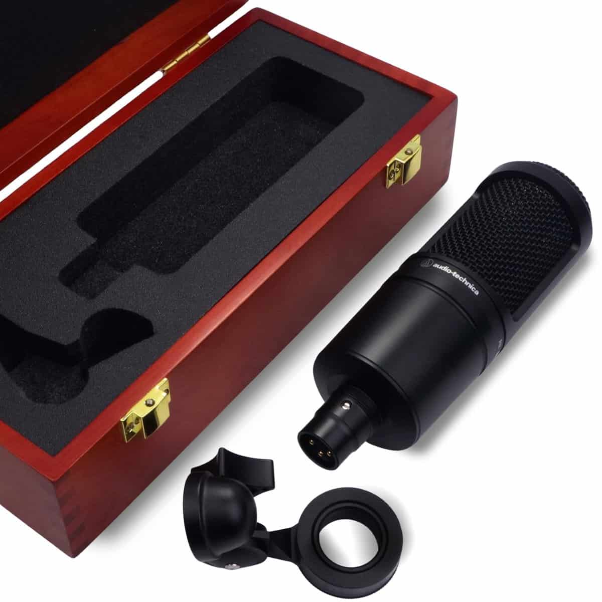 Estuche de Micrófono de Madera Para AT2020 | Estuche - Imagen 3