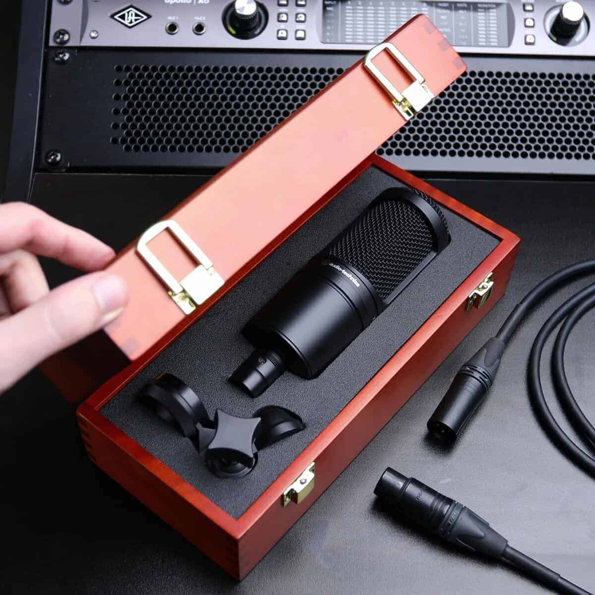 Estuche de Micrófono de Madera Para AT2020 | Estuche - Imagen 5