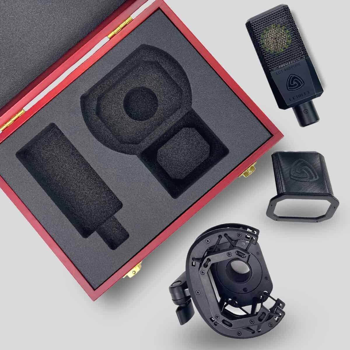 Estuche de madera para micrófono para Lewitt LCT 240 - Imagen 4