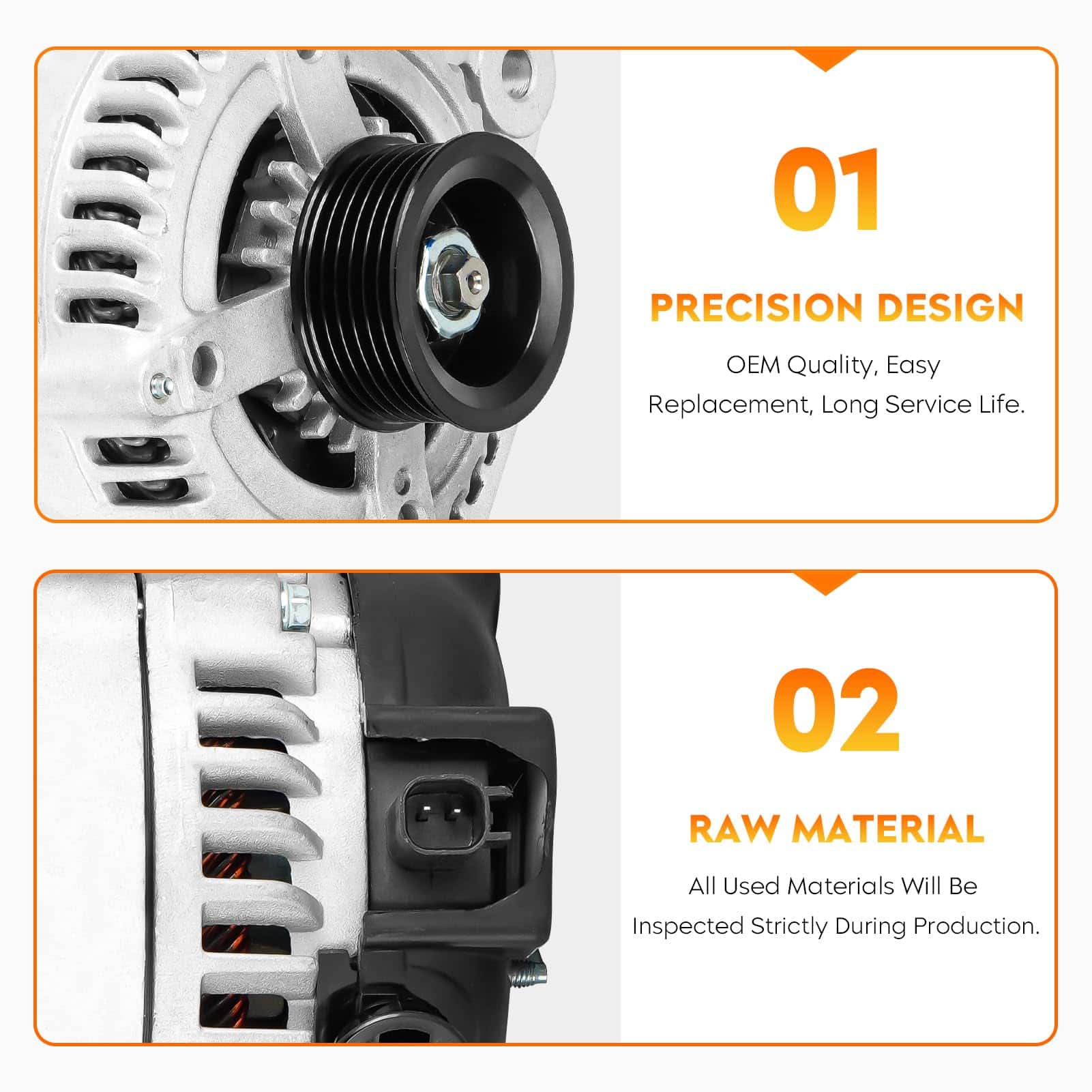 Alternador para Chrysler Aspen 2009 V8 5.7L, Dodge Durango, - Imagen 5