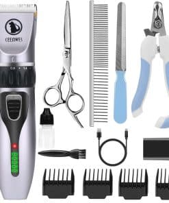 Kit de Aseo para Perros Cortadora de Pelo Inalámbrica