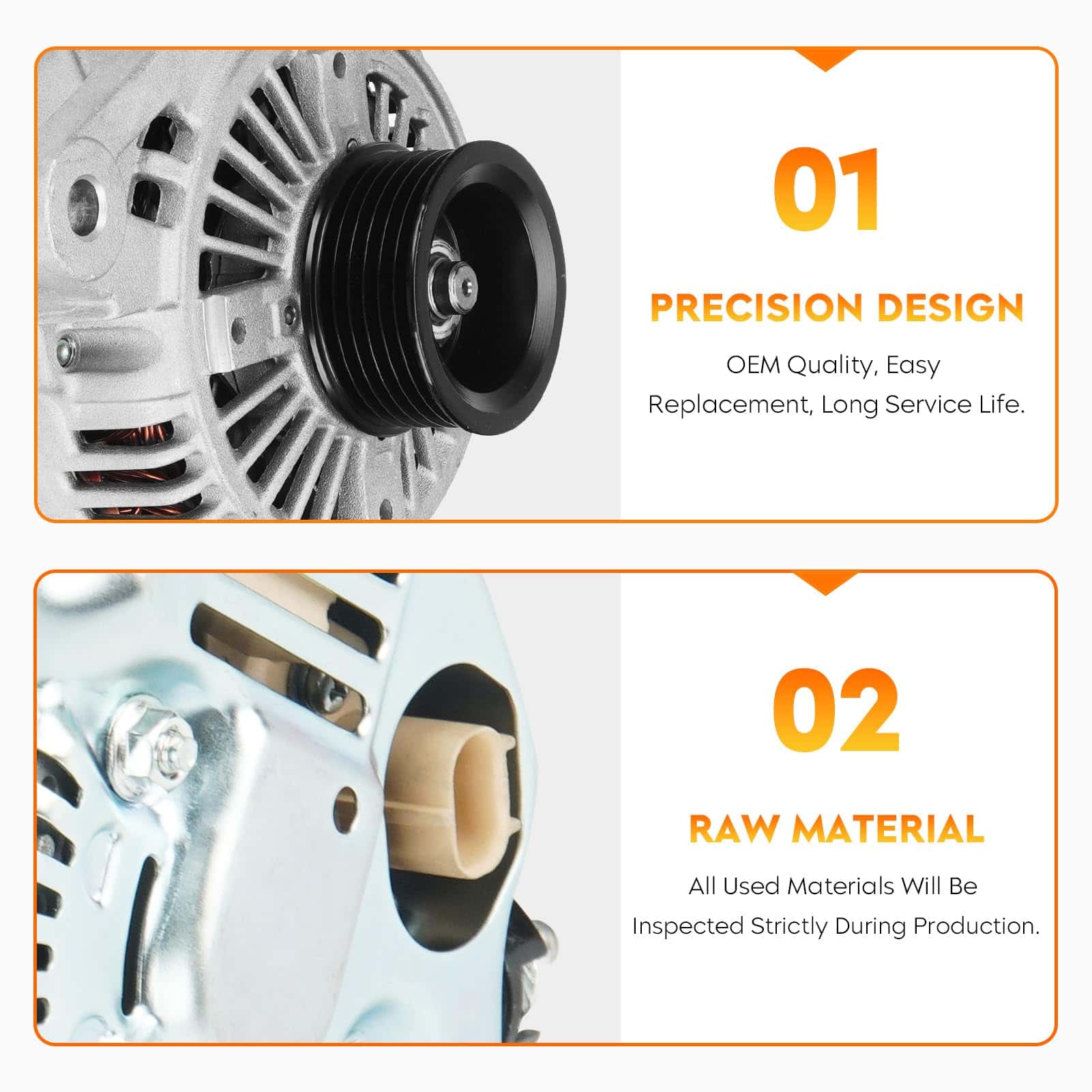 Alternador Compatible con Jeep Grand Cherokee V8 4.7L 1999 - Imagen 5