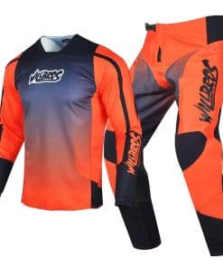 Conjunto de Jersey y Pantalón de Motocross -Negro Naranja