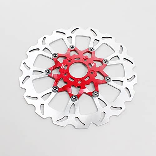 POWERJAMES Disco de Freno Delantero Rojo de 14.0" para - Imagen 4