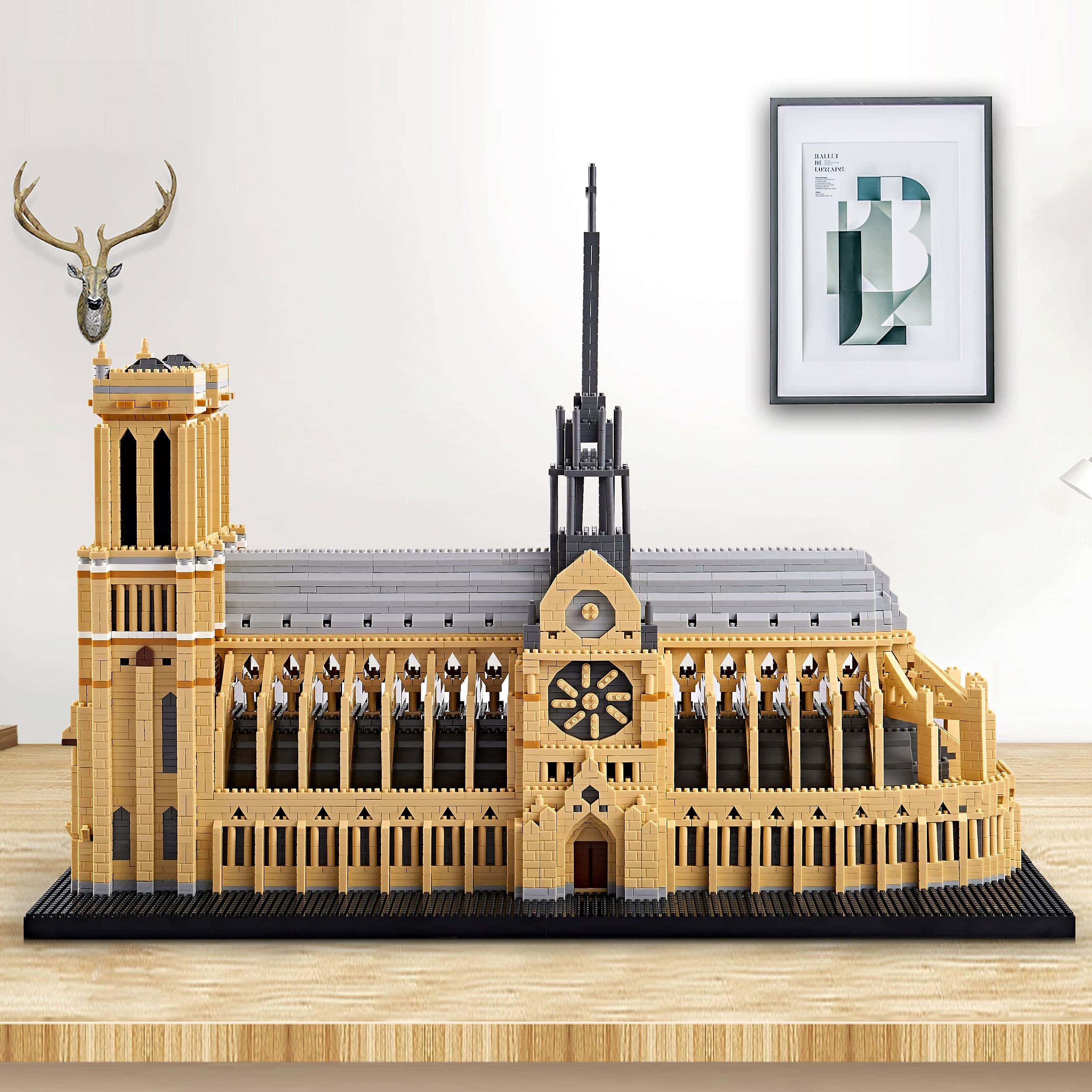 Set de Bloques de Construcción Notre Dame de Paris 7380 PCS - Imagen 7