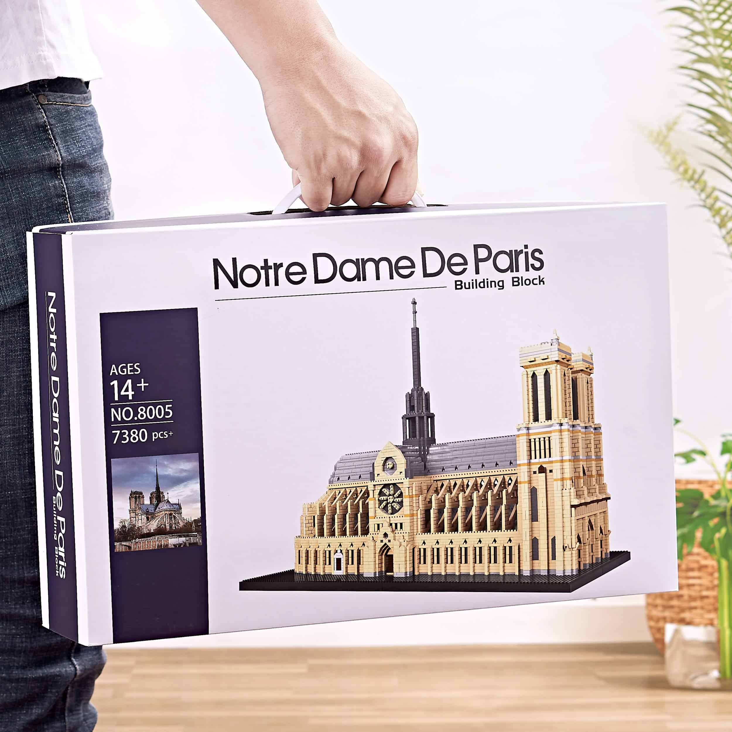 Set de Bloques de Construcción Notre Dame de Paris 7380 PCS - Imagen 8