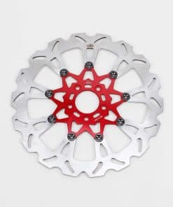 Disco de freno delantero flotante POWERJAMES Rojo de 14.0"