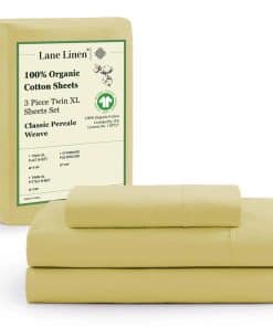 Juego de Sábanas Twin XL Ecológico de Algodón Orgánico 100%