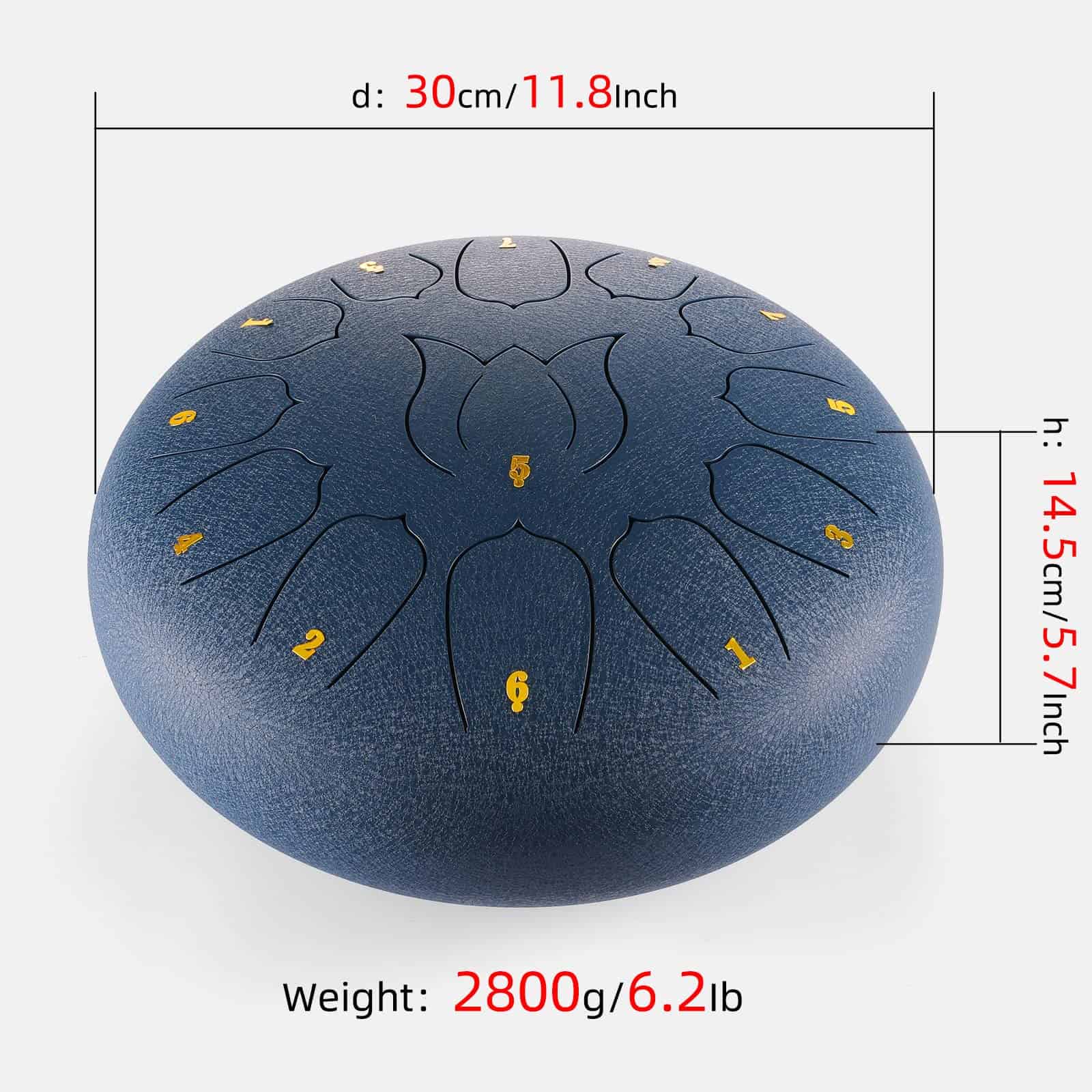 Tambores de Lengüeta de Acero ZXZYHFTY, Tambor de Mano de - Imagen 5