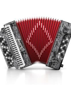 Acordeón Diatónico de 31 Teclas, 12 Bajos, G/C/F,
