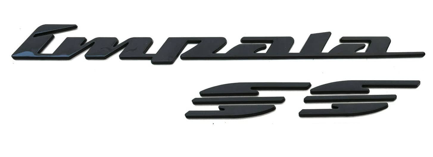 2Pcs 94-96 Impala Ss Emblemas de Panel Trasero 3D - Imagen 5