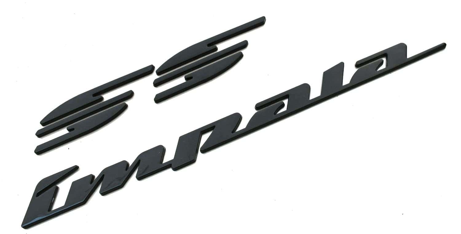 2Pcs 94-96 Impala Ss Emblemas de Panel Trasero 3D - Imagen 6