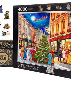 Rompecabezas de Madera 4000 Piezas - Christmas Street -