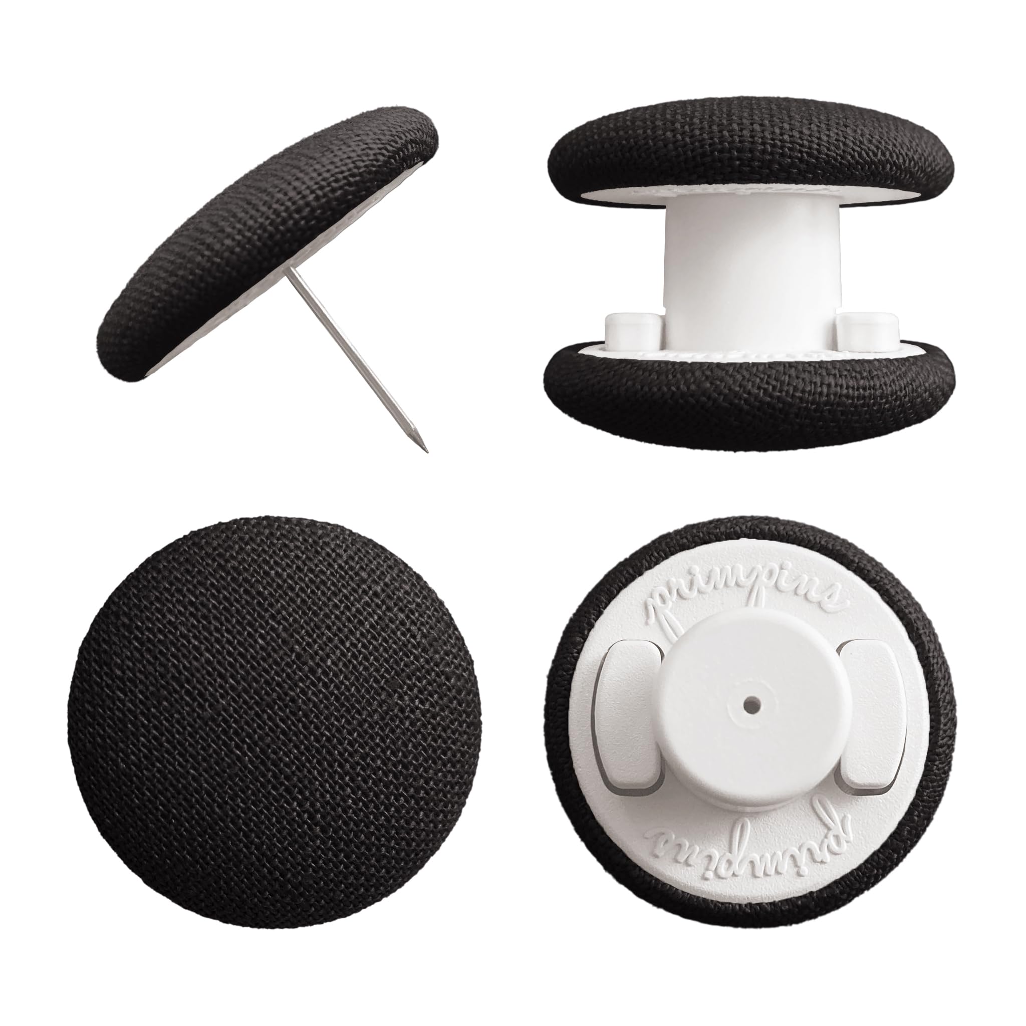 Clips para Edredón Primpins - Lino Clásico - -Negro