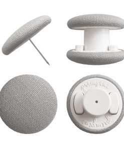 Clips para Edredón Primpins - Lino Clásico - -Gris Mediano