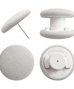 Primpins Duvet Clips - Classic Linen - 20 Colores -Gris Clar