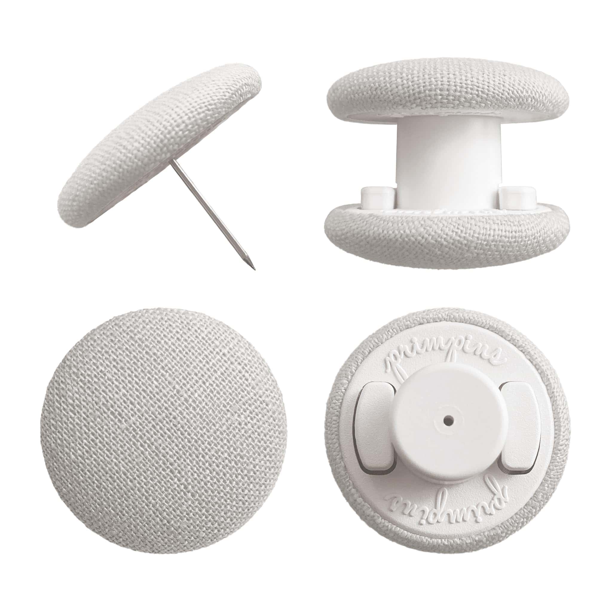 Primpins Duvet Clips - Classic Linen - 20 Colores -Gris Clar