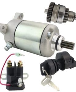 Motor de Arranque & Drive & Solenoide & -Plateado