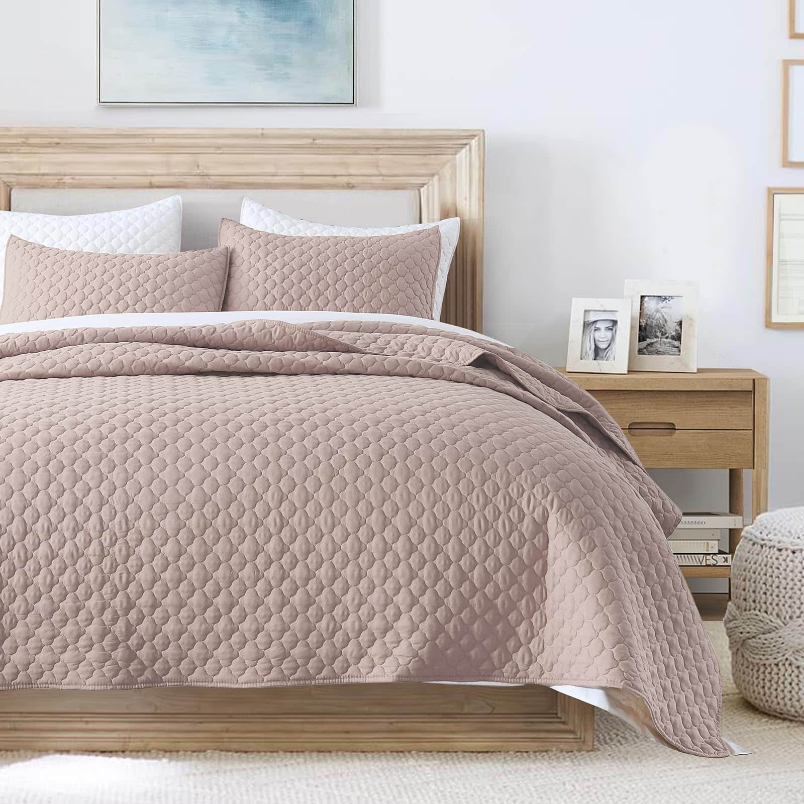 Edredón tamaño King en rosa claro HORIMOTE HOME, edredón