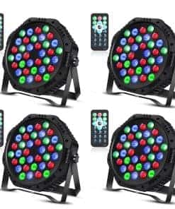 Luces de Escenario Par, Luces LED Par 36, Luces DJ RGB Par