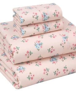 Sets de Sábanas 100% Algodón Twin XL de RUVANTI, 3 Piezas,