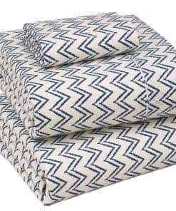 Juego de sábanas gemelas XL RUVANTI 100% algodón, 3 piezas,