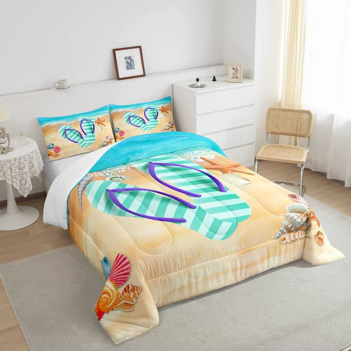 Juego de Edredón Flip Flop Homewish, Juego de Ropa de Cama - Imagen 3